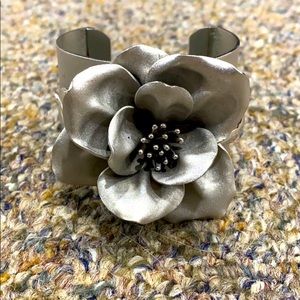 Hector Salgado Silver Metal Cuff